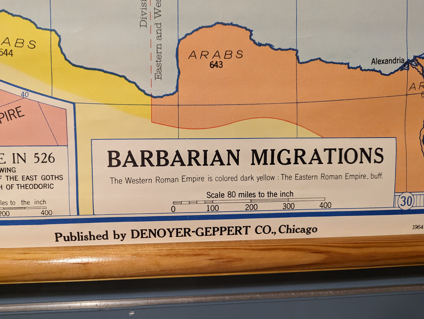 Kart 08 Skoleplansje Barbarian Migration