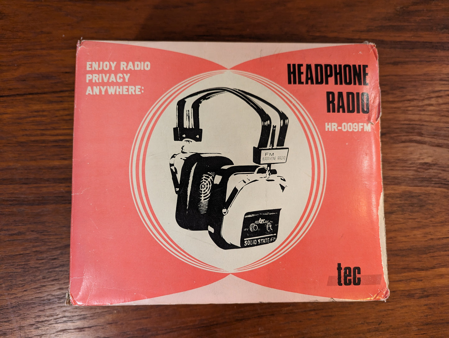 Hodetelefoner radio vintage 1970