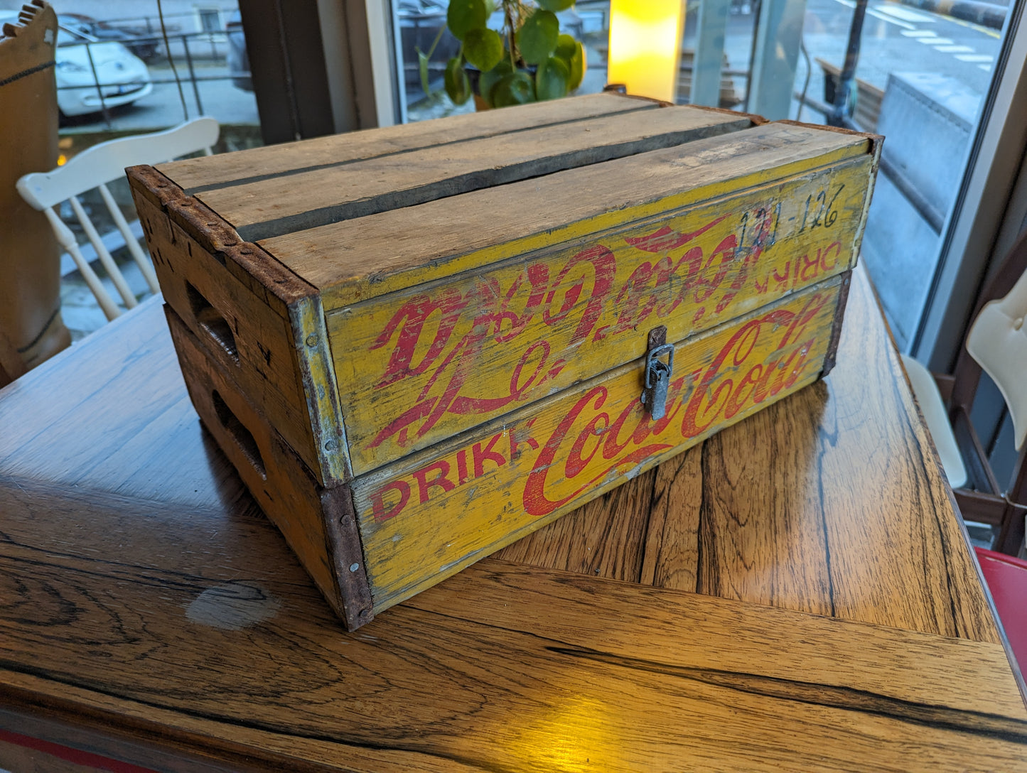 Original Coca Cola wooden box 1960