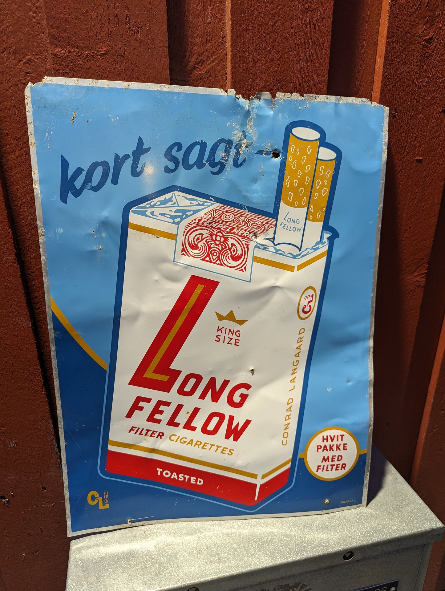 Tobakk skilt Long Fellows