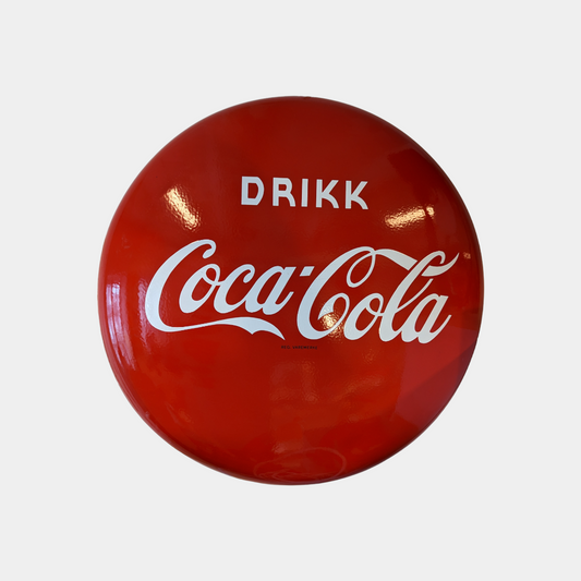 Skilt emalje Coca-Cola Ø60