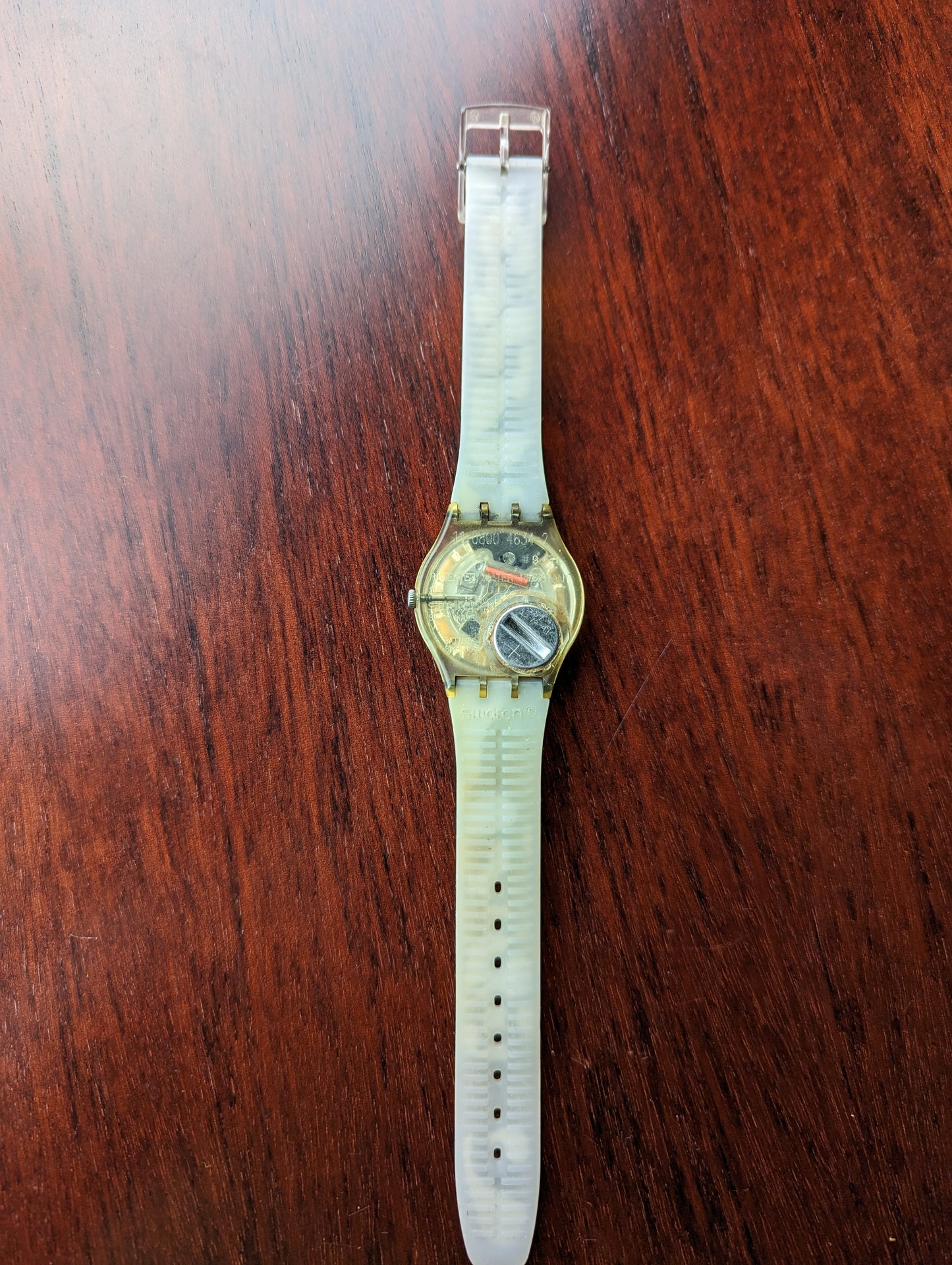 Klokke SWATCH hvit blå