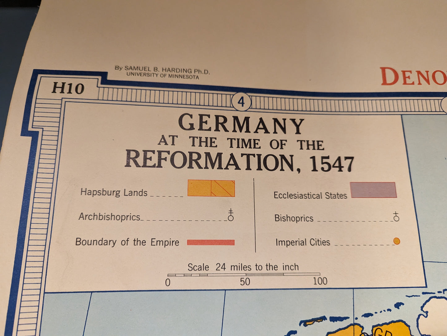 Kart Skoleplansje Tyskland Reformasjon 03
