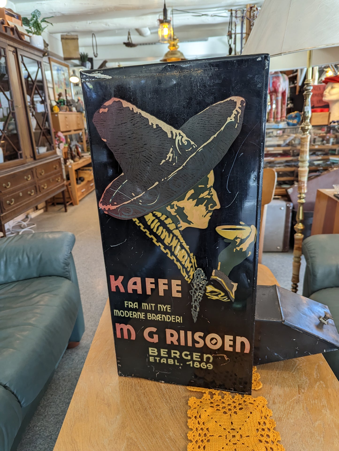 Kaffetårn M G Riisøen vintage