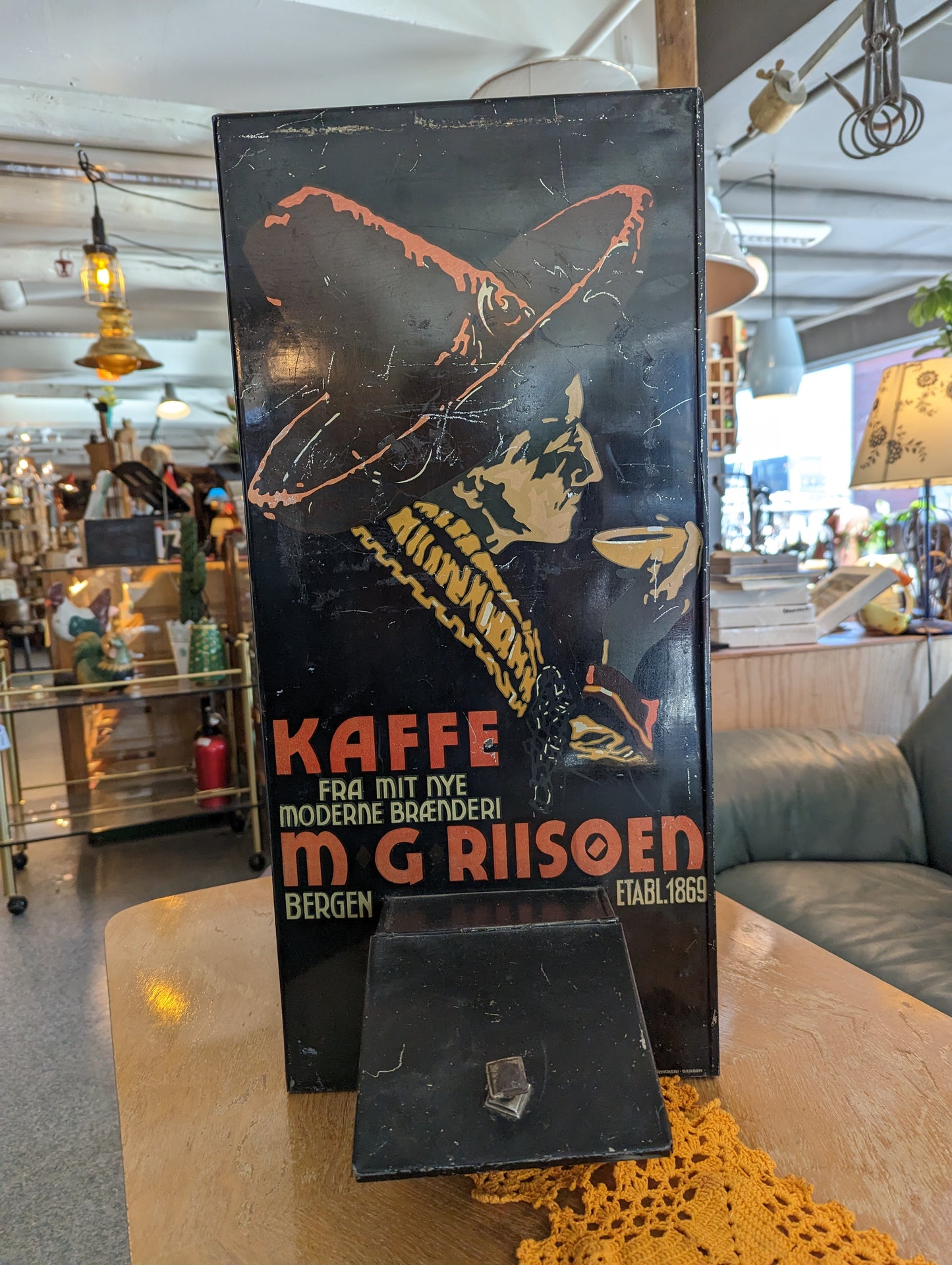Kaffetårn M G Riisøen vintage