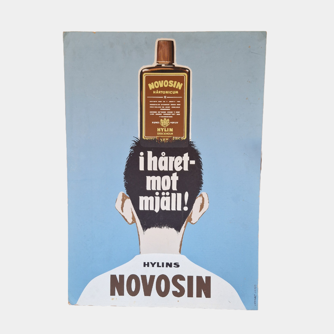 Reklameplakat vintage Novosin