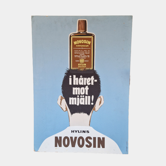 Reklameplakat vintage Novosin